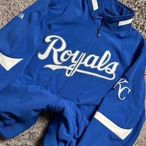 Majestic Blue and White Men's Jacket